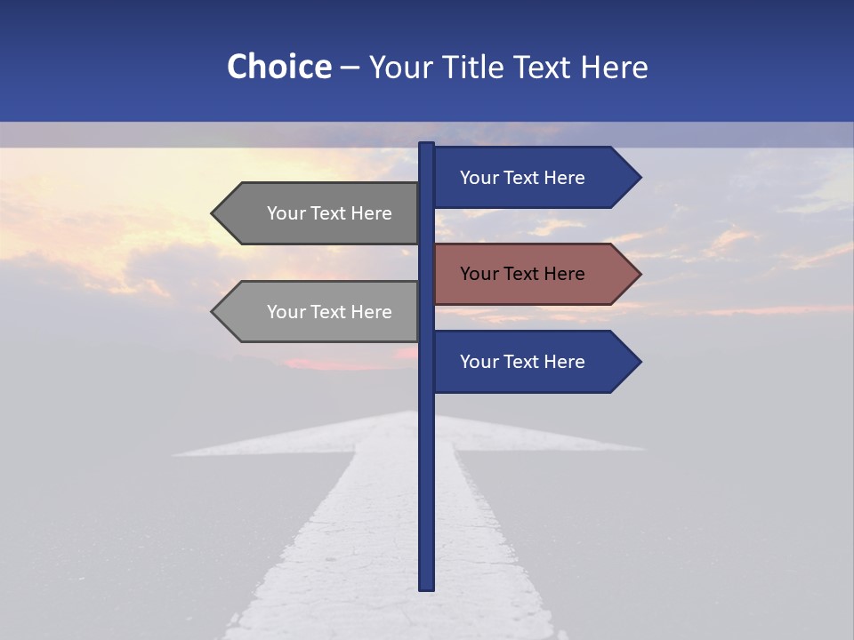 Transport Asphalt Key PowerPoint Template