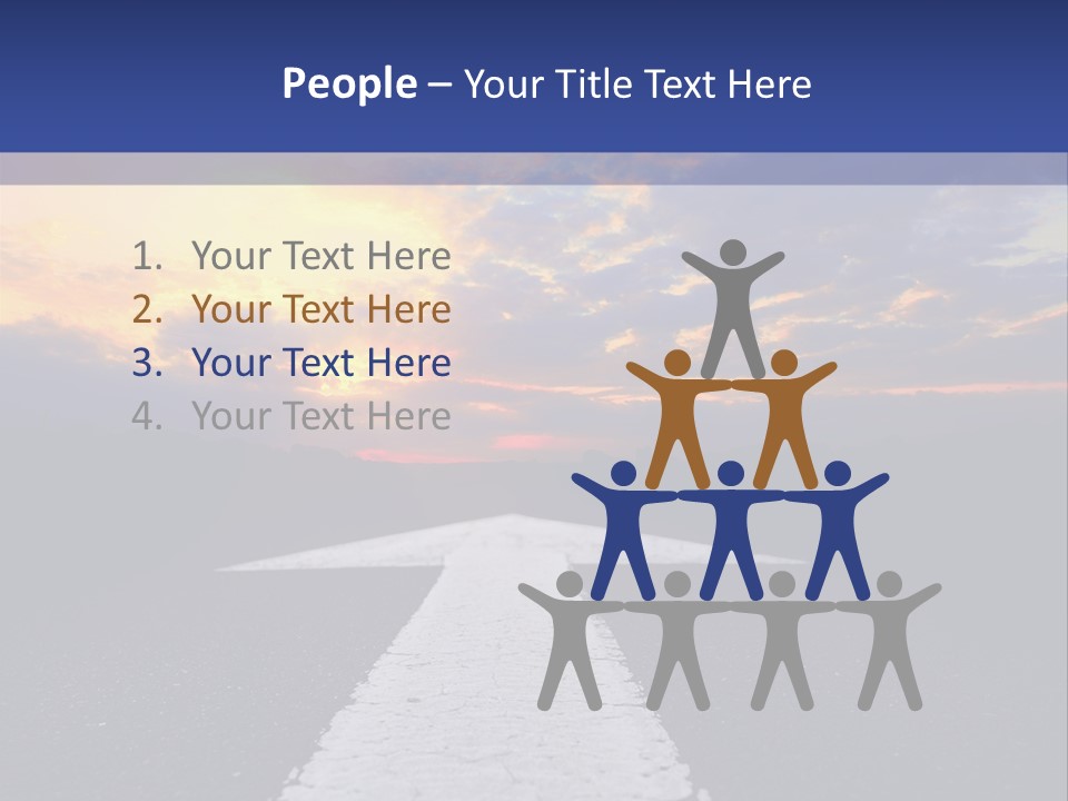 Transport Asphalt Key PowerPoint Template