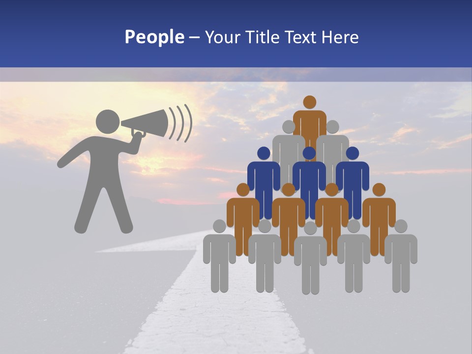 Transport Asphalt Key PowerPoint Template