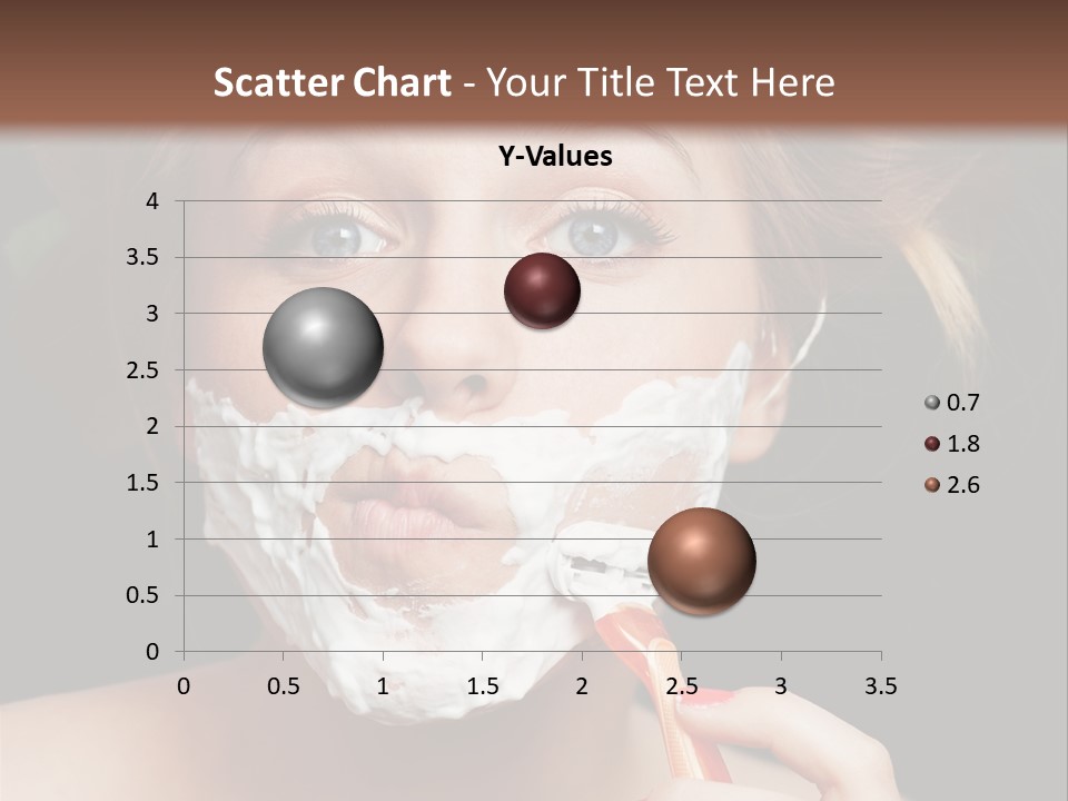 Infantile Body Mustache PowerPoint Template