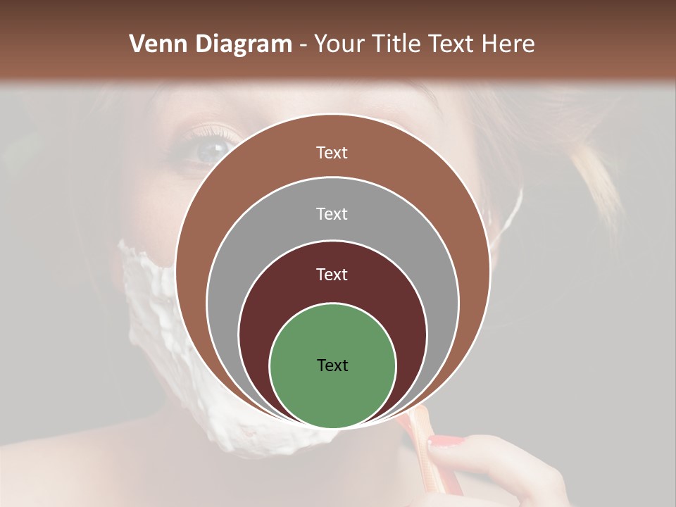 Infantile Body Mustache PowerPoint Template