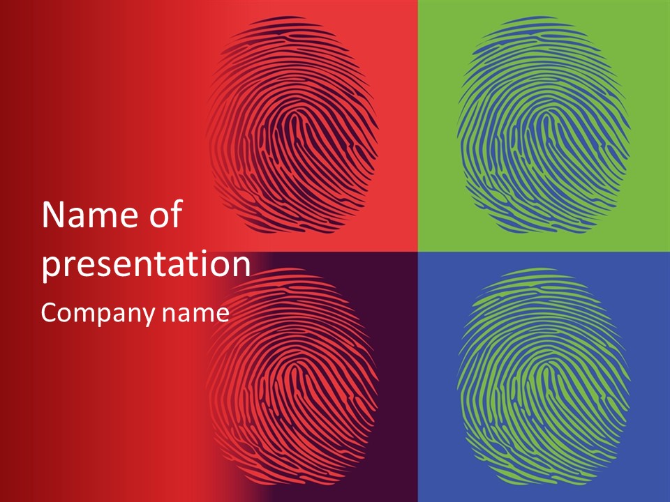 Identity Negative Document PowerPoint Template