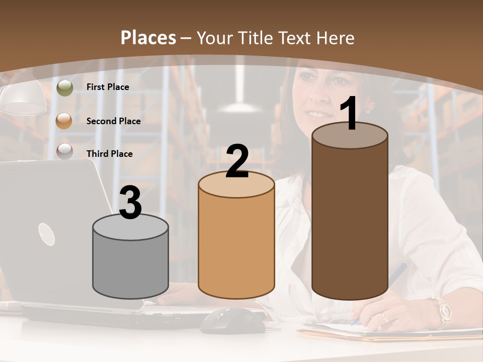 Stacking Crate Cargo PowerPoint Template