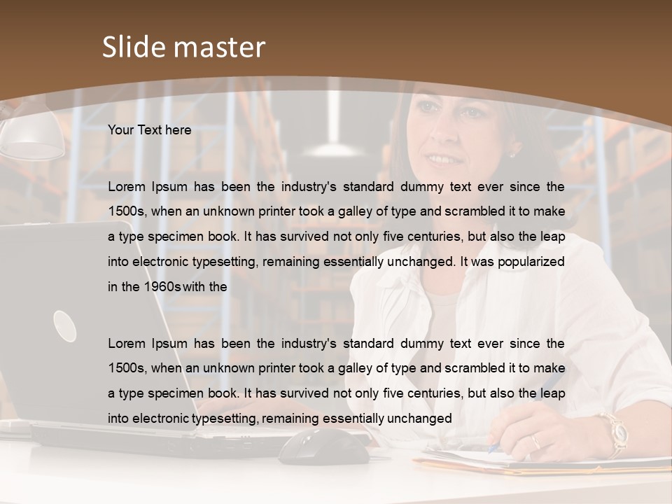 Stacking Crate Cargo PowerPoint Template