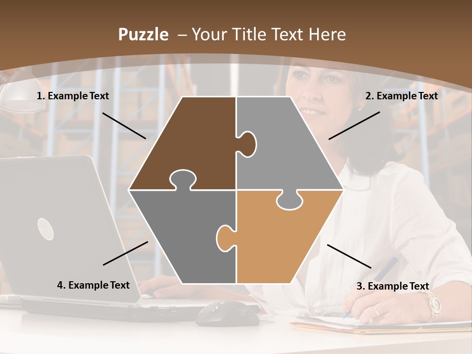 Stacking Crate Cargo PowerPoint Template