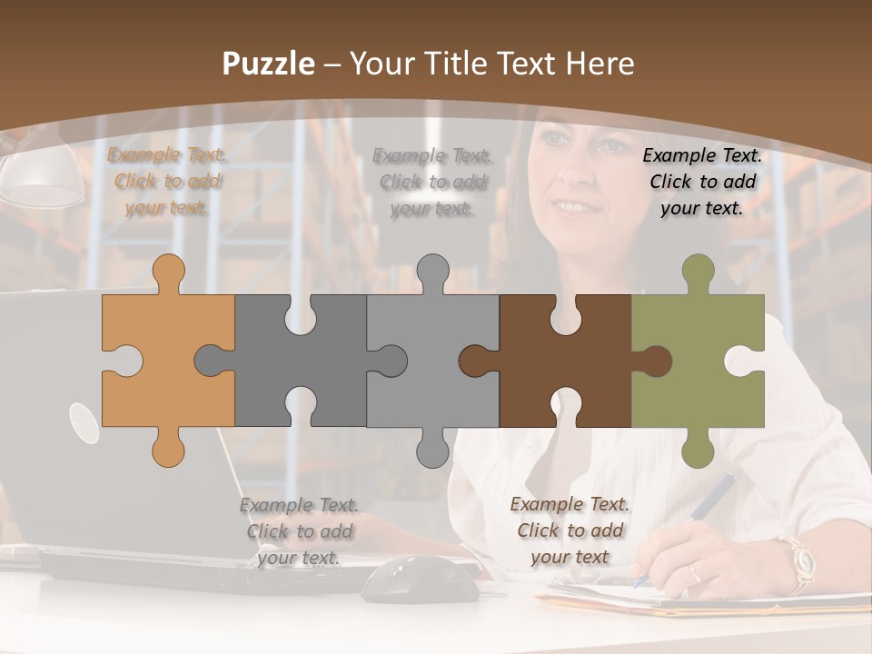 Stacking Crate Cargo PowerPoint Template