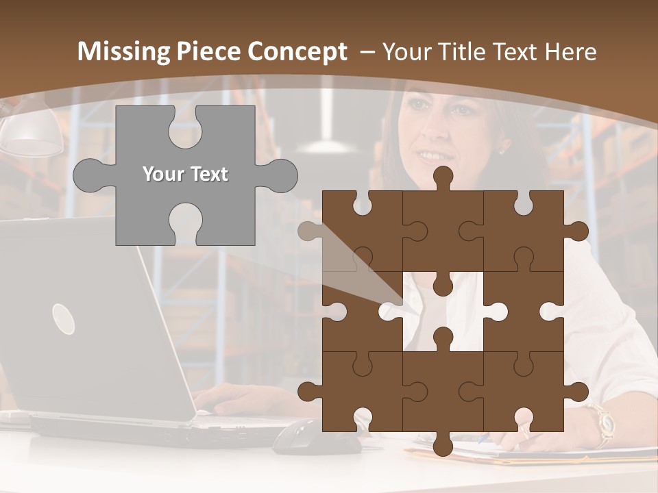 Stacking Crate Cargo PowerPoint Template