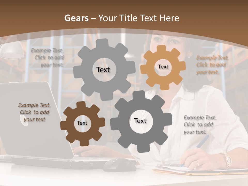 Stacking Crate Cargo PowerPoint Template