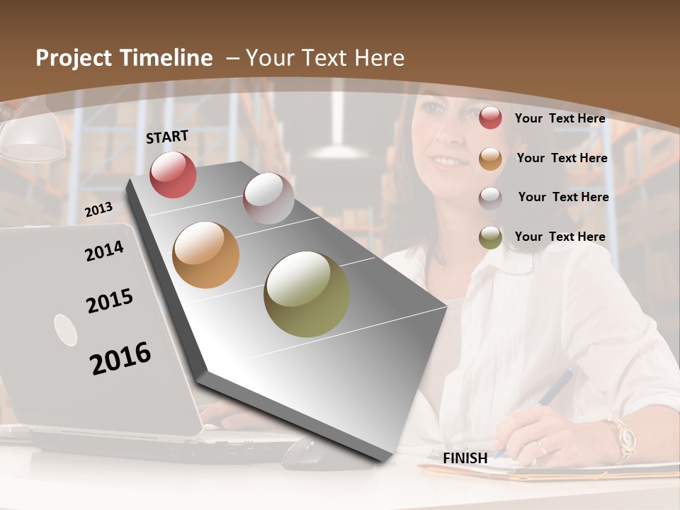 Stacking Crate Cargo PowerPoint Template