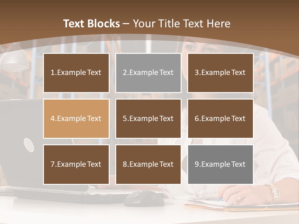 Stacking Crate Cargo PowerPoint Template