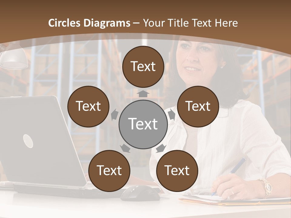 Stacking Crate Cargo PowerPoint Template