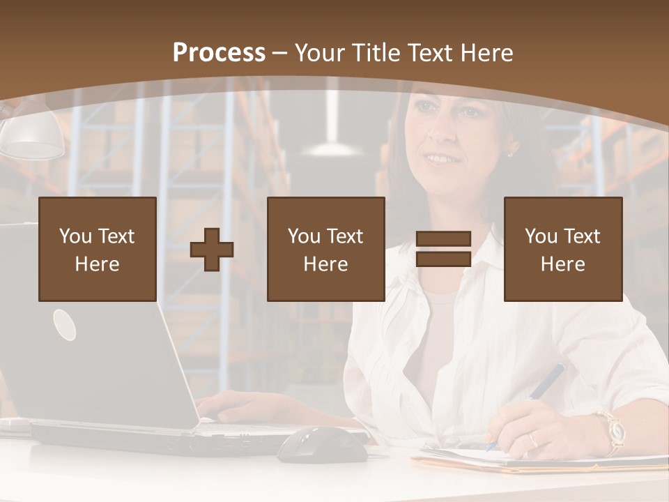 Stacking Crate Cargo PowerPoint Template