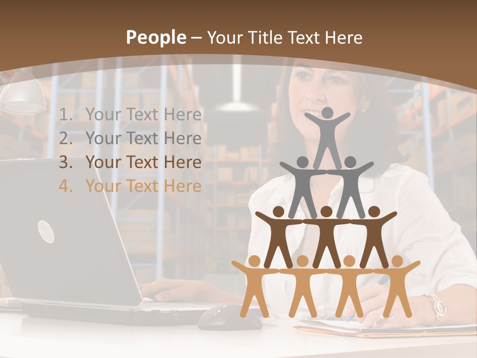 Stacking Crate Cargo PowerPoint Template