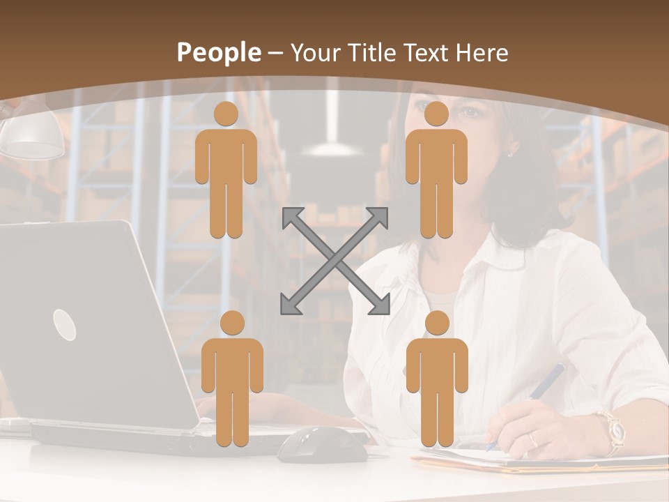 Stacking Crate Cargo PowerPoint Template