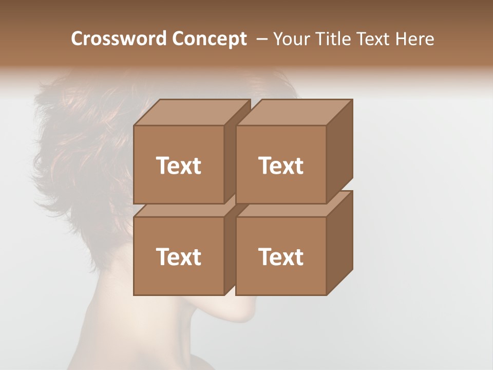 Lipstick Beauty Hairstyle PowerPoint Template