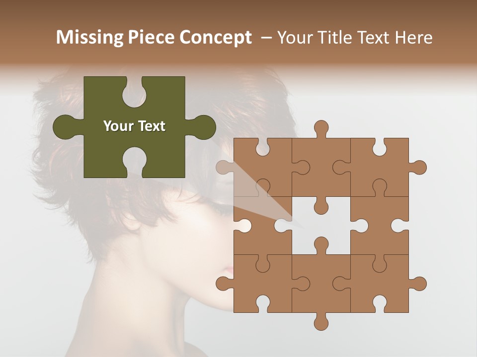 Lipstick Beauty Hairstyle PowerPoint Template