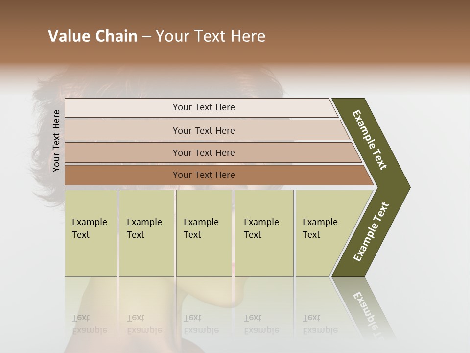 Lipstick Beauty Hairstyle PowerPoint Template