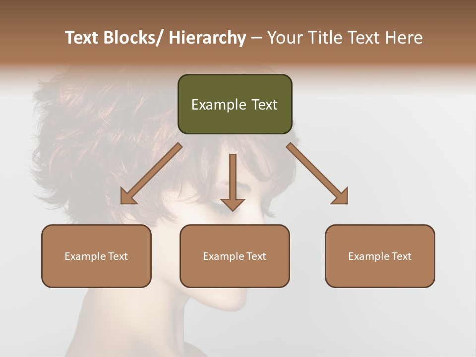 Lipstick Beauty Hairstyle PowerPoint Template