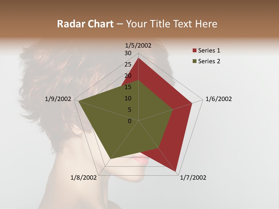 Lipstick Beauty Hairstyle PowerPoint Template