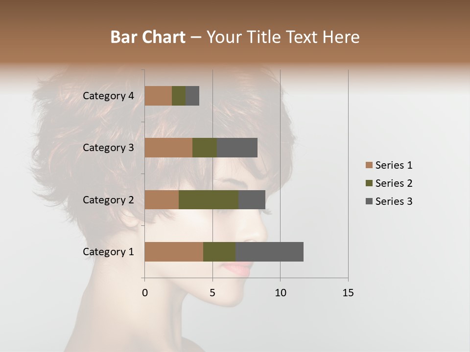 Lipstick Beauty Hairstyle PowerPoint Template