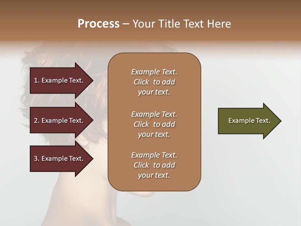 Lipstick Beauty Hairstyle PowerPoint Template