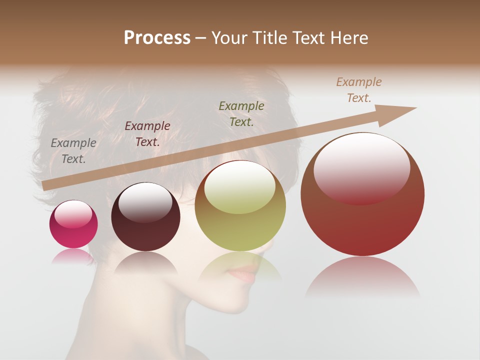 Lipstick Beauty Hairstyle PowerPoint Template