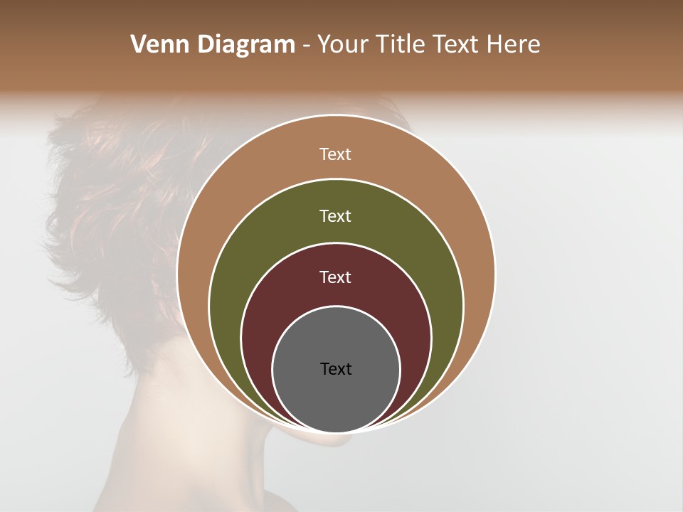 Lipstick Beauty Hairstyle PowerPoint Template