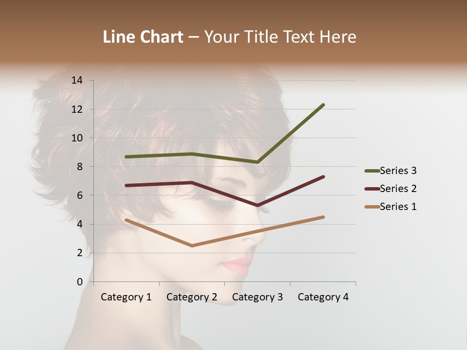 Lipstick Beauty Hairstyle PowerPoint Template