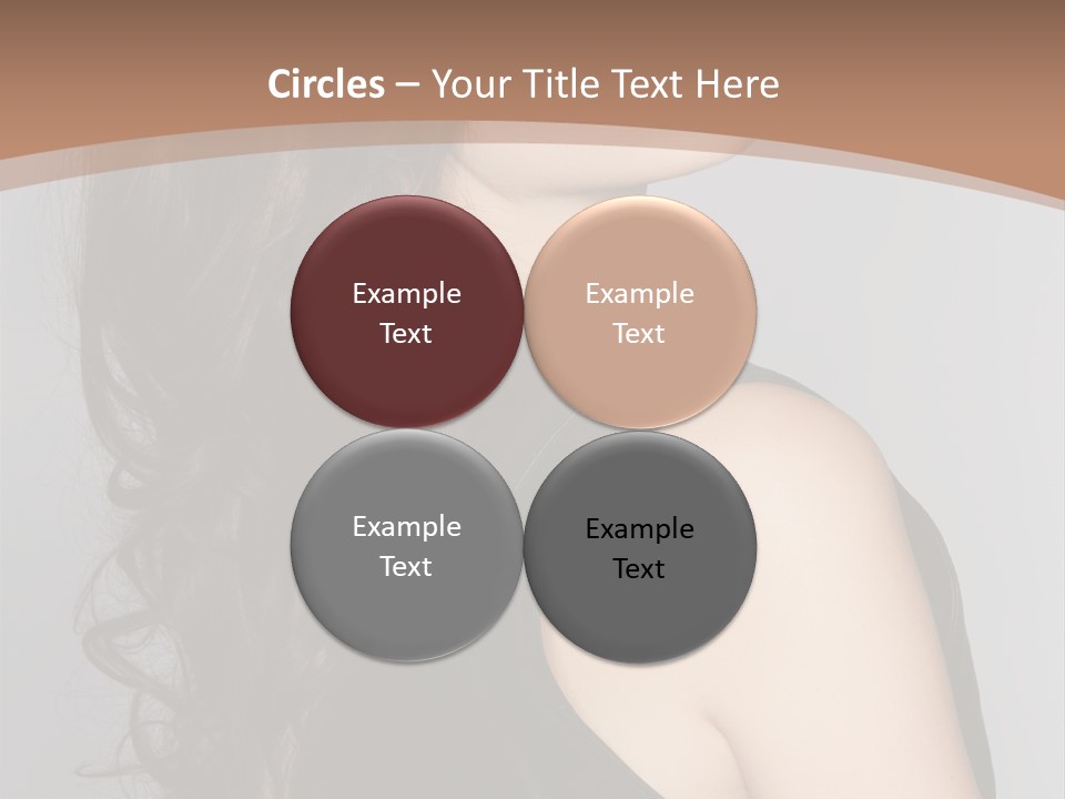 Posing Beauty Pretty PowerPoint Template