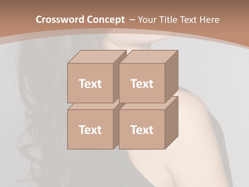 Posing Beauty Pretty PowerPoint Template