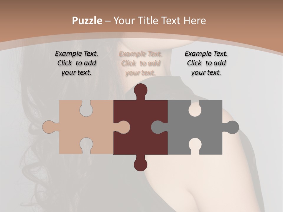 Posing Beauty Pretty PowerPoint Template