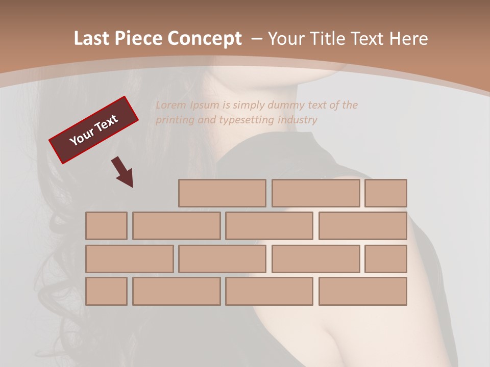 Posing Beauty Pretty PowerPoint Template