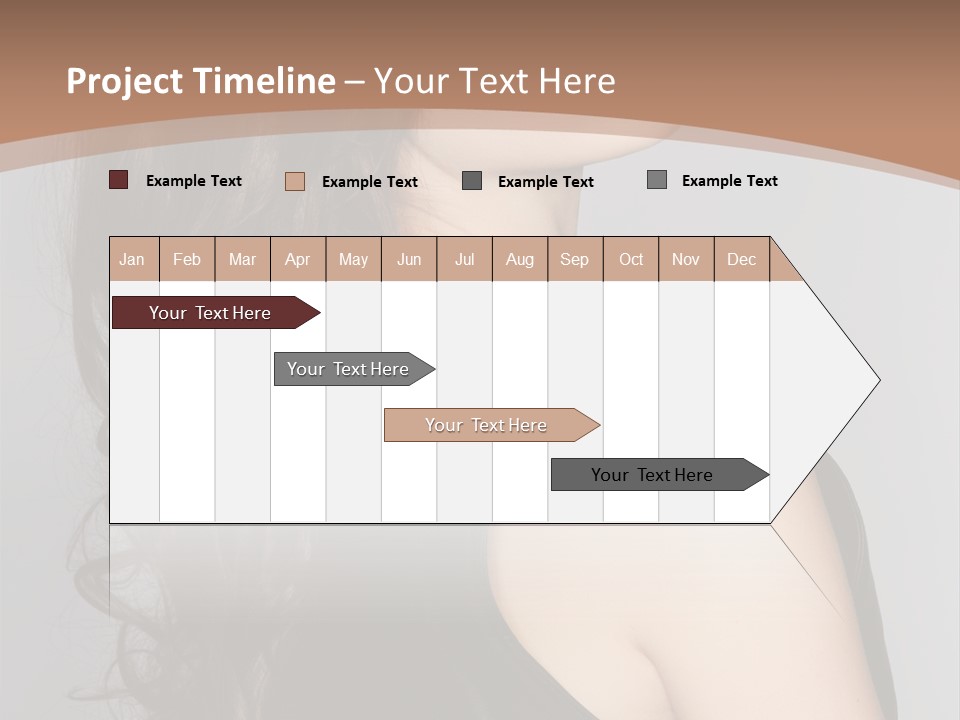 Posing Beauty Pretty PowerPoint Template