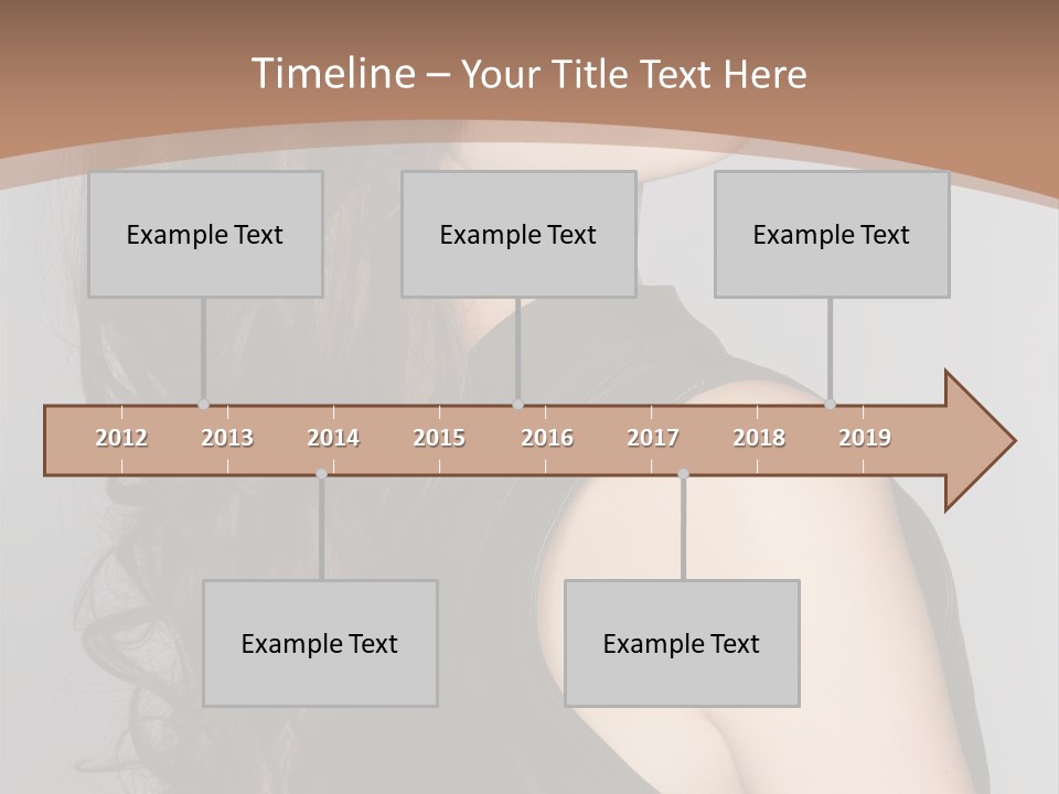 Posing Beauty Pretty PowerPoint Template