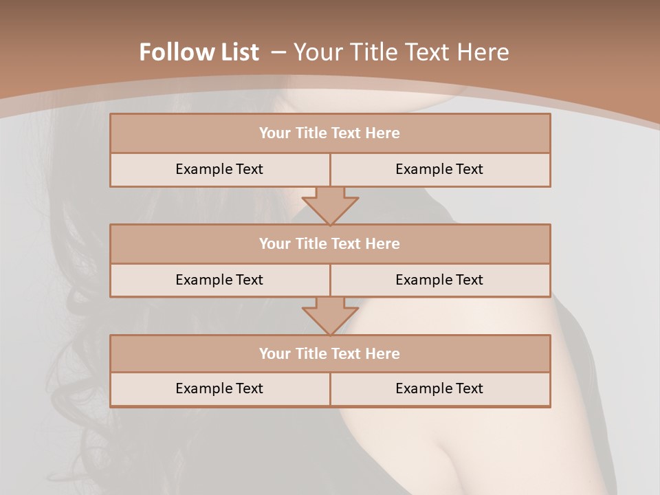 Posing Beauty Pretty PowerPoint Template