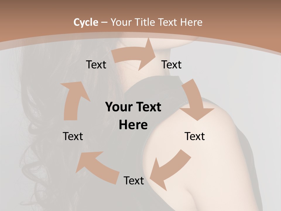 Posing Beauty Pretty PowerPoint Template