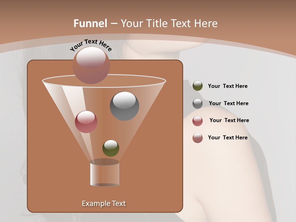Posing Beauty Pretty PowerPoint Template