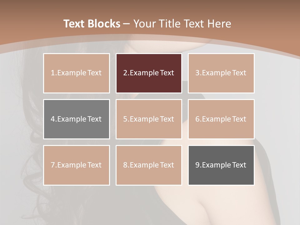 Posing Beauty Pretty PowerPoint Template