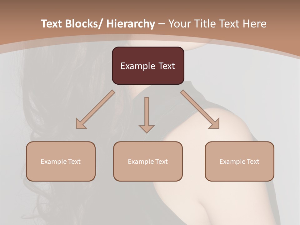 Posing Beauty Pretty PowerPoint Template