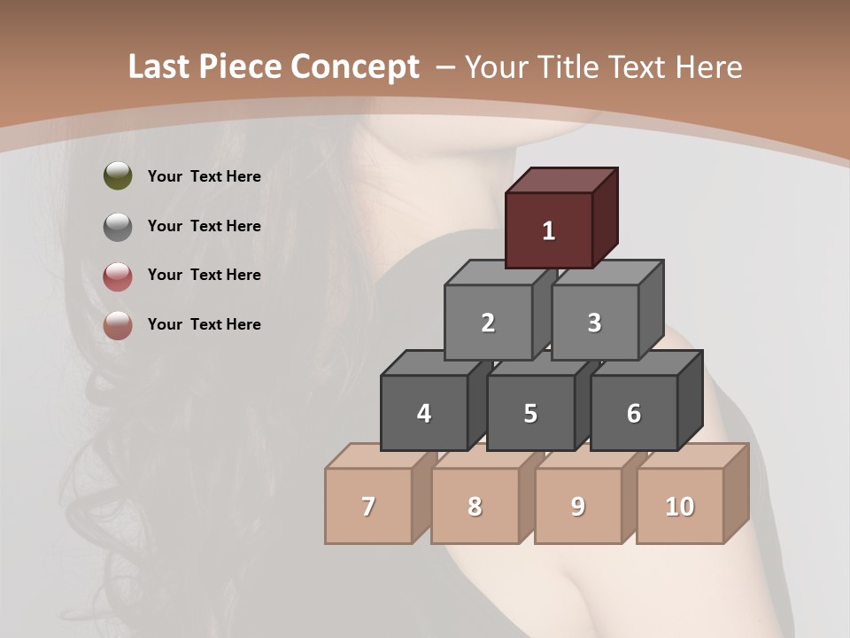 Posing Beauty Pretty PowerPoint Template