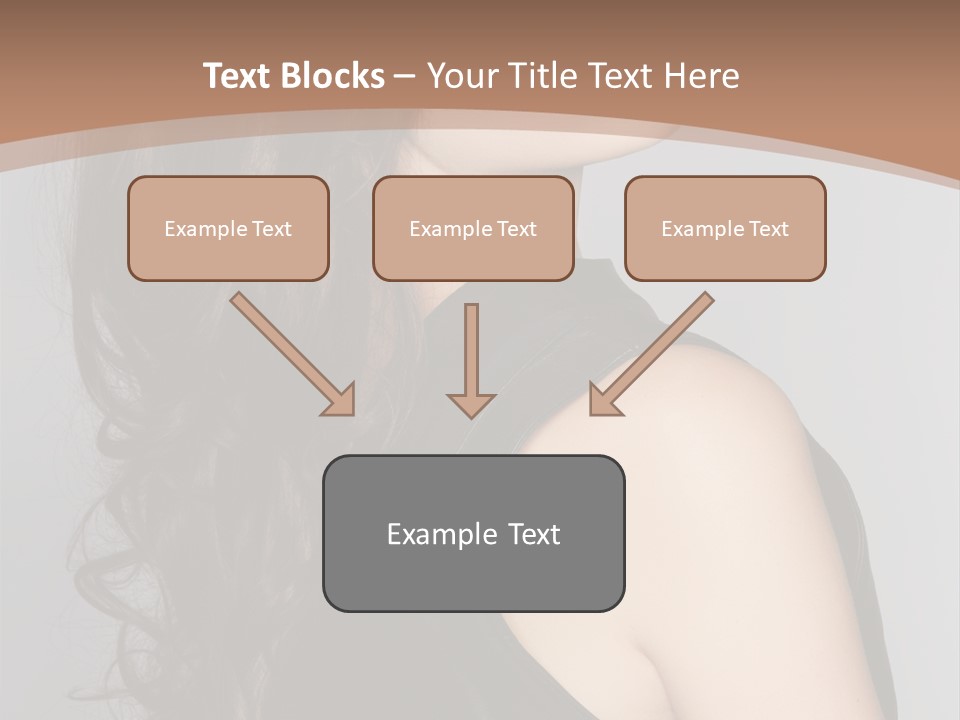 Posing Beauty Pretty PowerPoint Template
