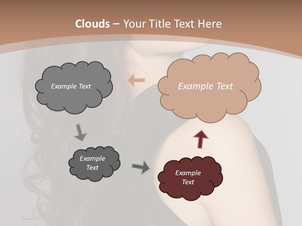 Posing Beauty Pretty PowerPoint Template