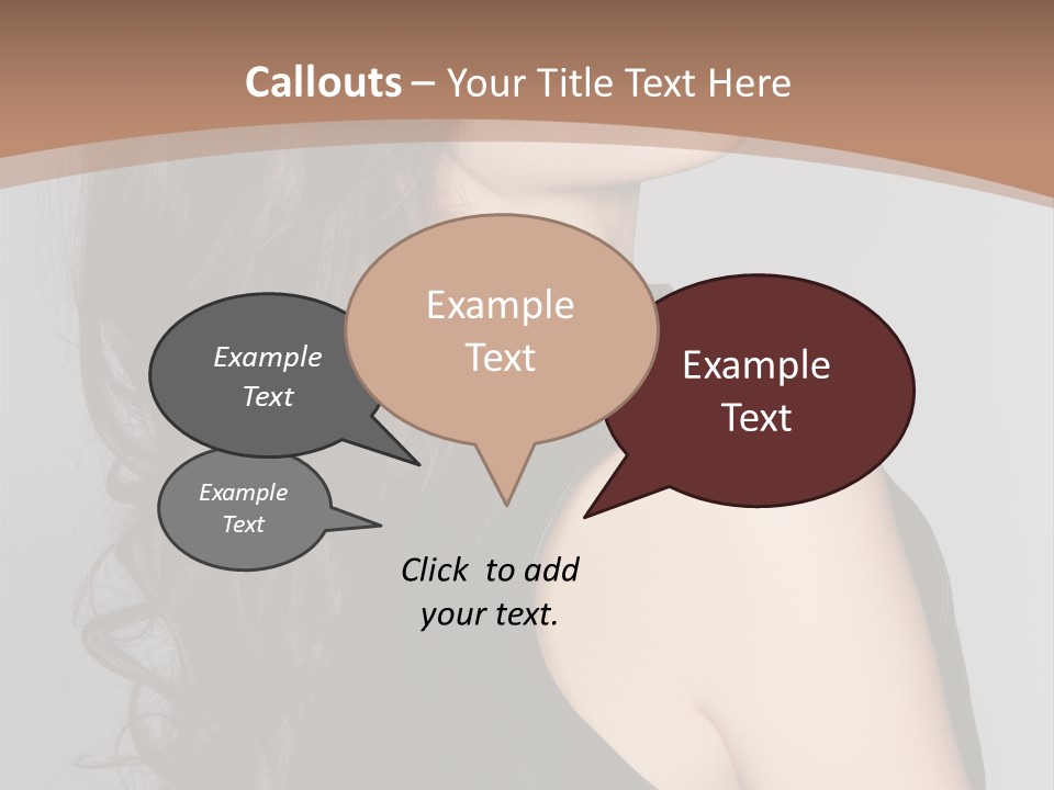 Posing Beauty Pretty PowerPoint Template