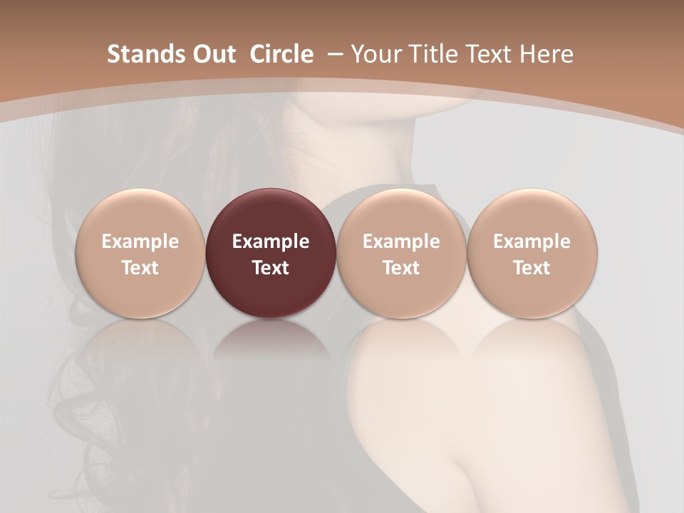 Posing Beauty Pretty PowerPoint Template
