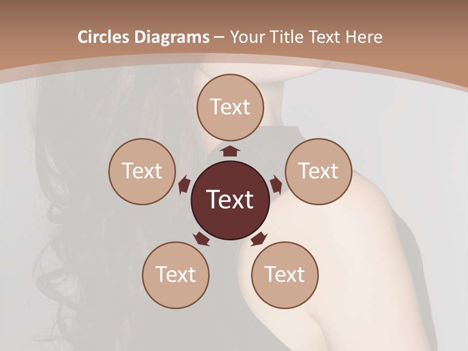 Posing Beauty Pretty PowerPoint Template