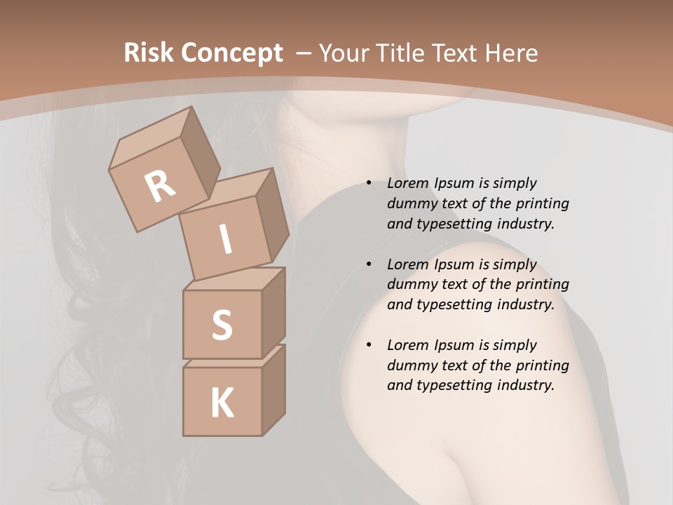 Posing Beauty Pretty PowerPoint Template