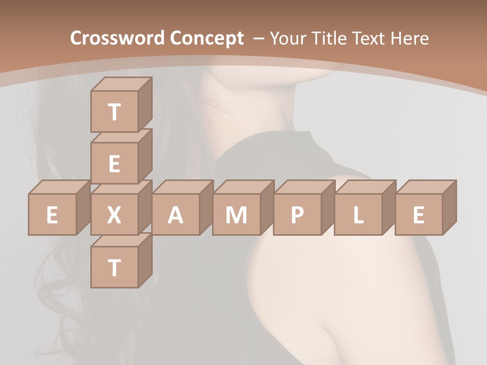 Posing Beauty Pretty PowerPoint Template