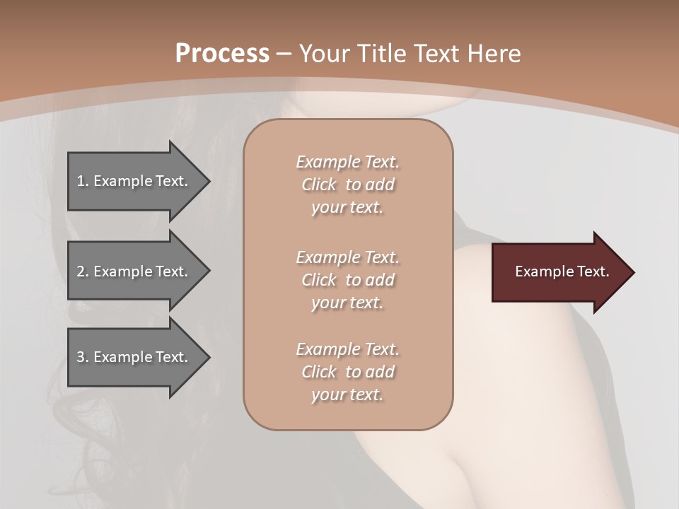 Posing Beauty Pretty PowerPoint Template