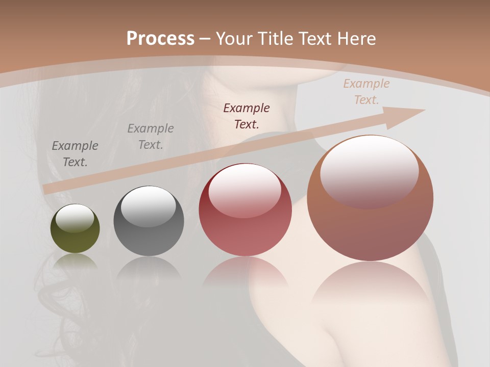 Posing Beauty Pretty PowerPoint Template