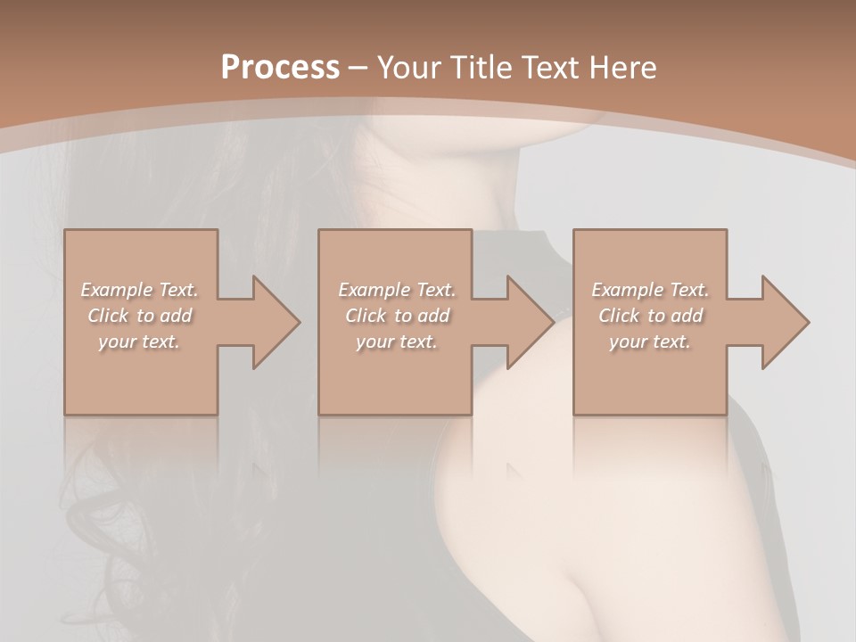 Posing Beauty Pretty PowerPoint Template